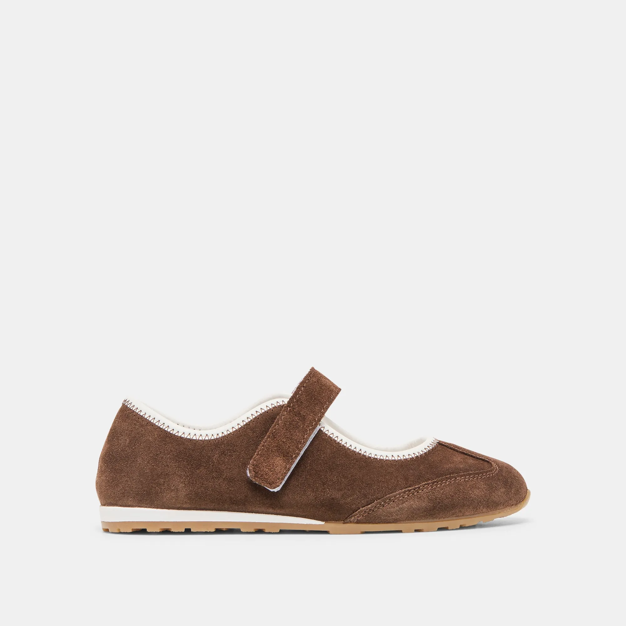 SOFYA SNEAKERS DK BROWN SUEDE Distinctive cushioning