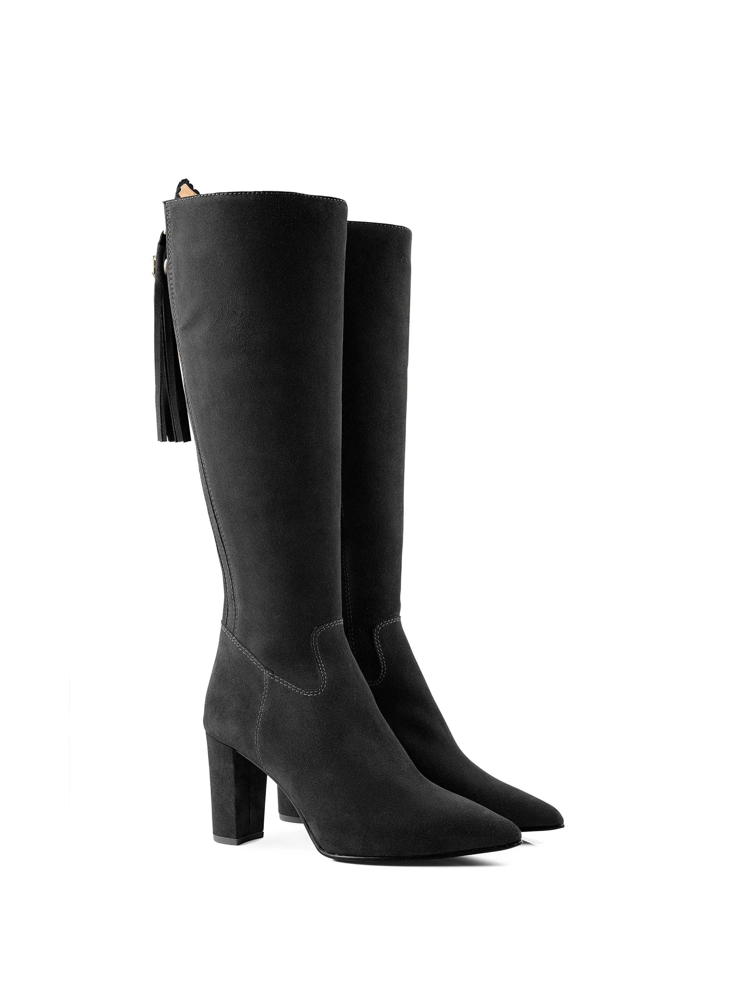 Soho - Black Suede Memory Foam Insert Functional And Fashionable