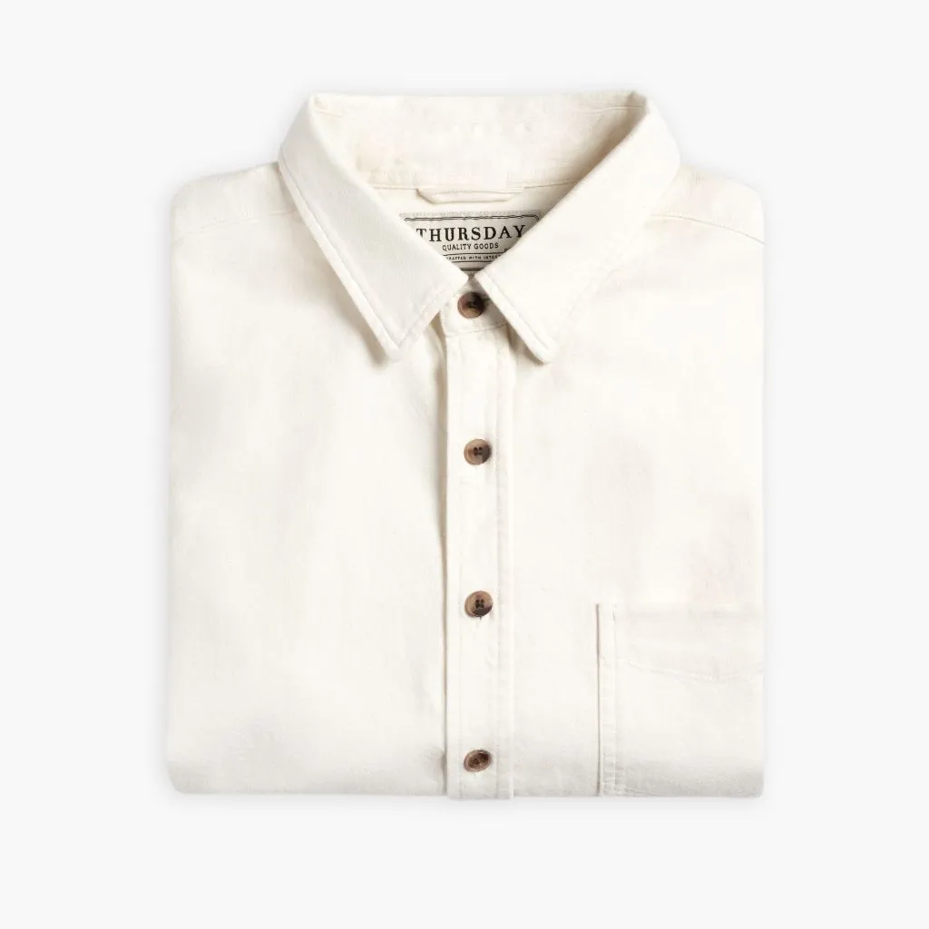Solid Shirt | Off-White Comfortable Wear
