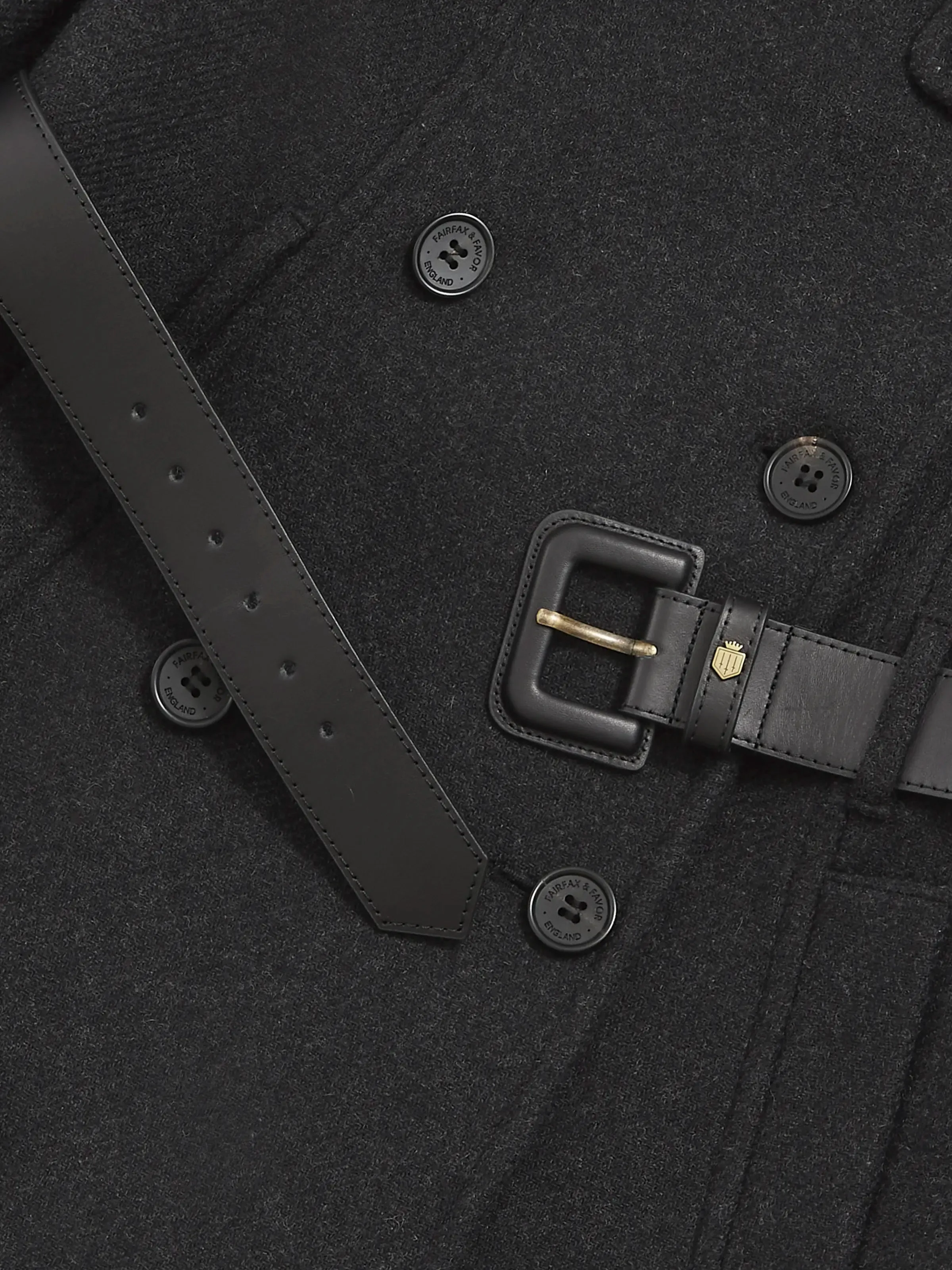 Sophia - Charcoal WaterRepellentExterior Waist Belt