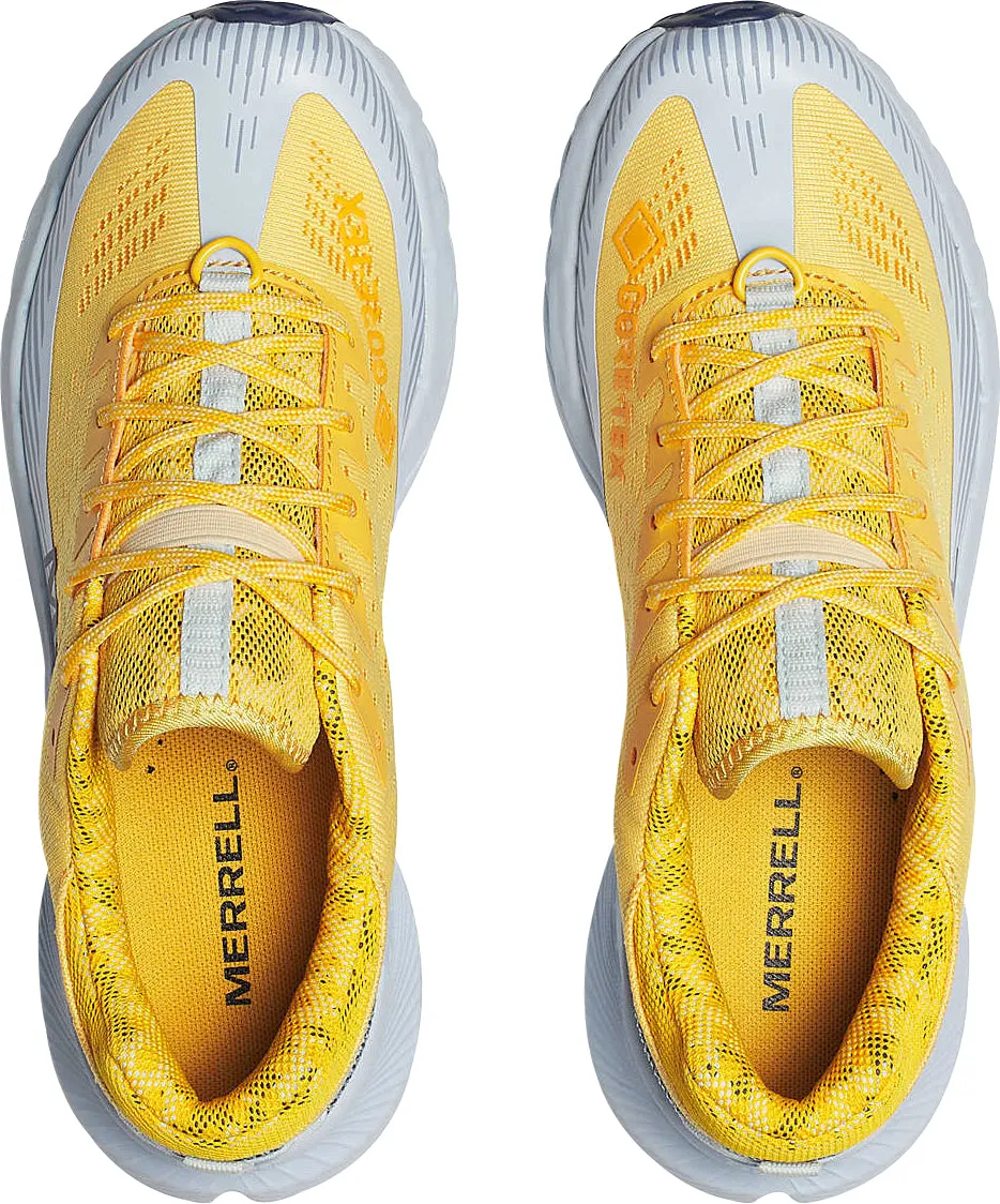 Merrell Agility Peak 5 Gore-Tex Womens Trail Running Shoes - Yellow military - training running shoes running at night shoes