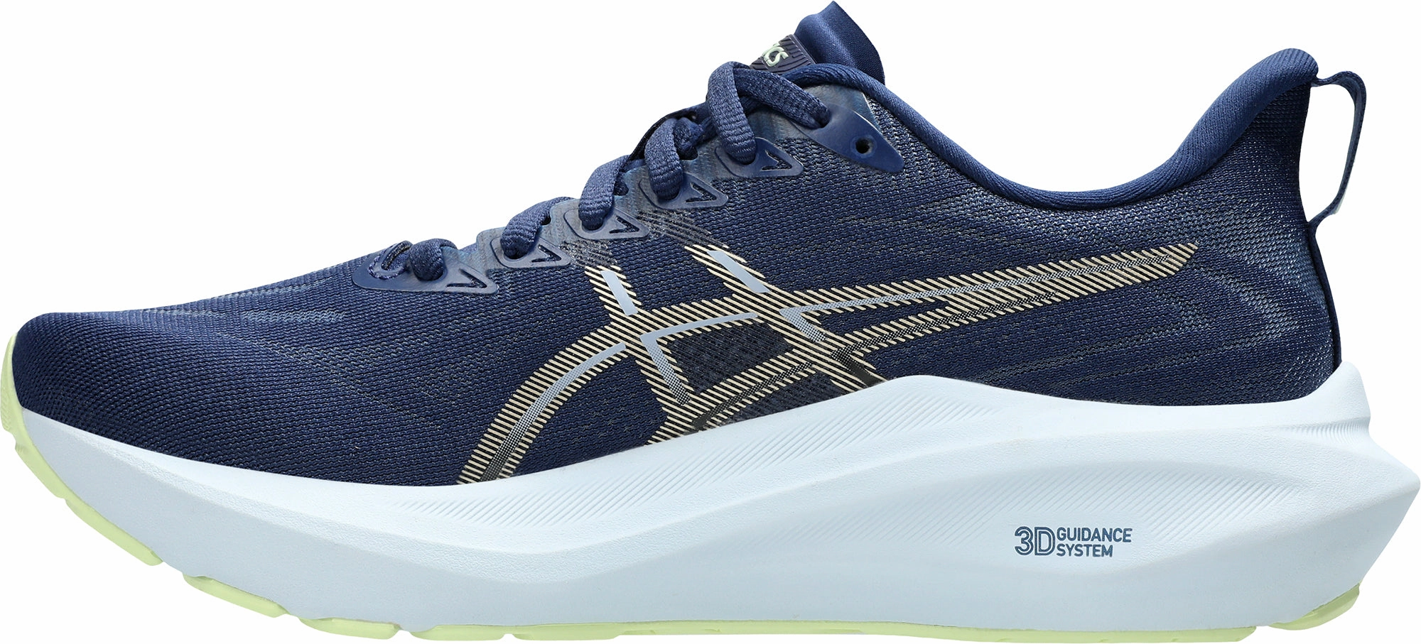 Asymmetric Lace Guides Kinetic - powered Asics GT 2000 13 Womens Running Shoes - Navy