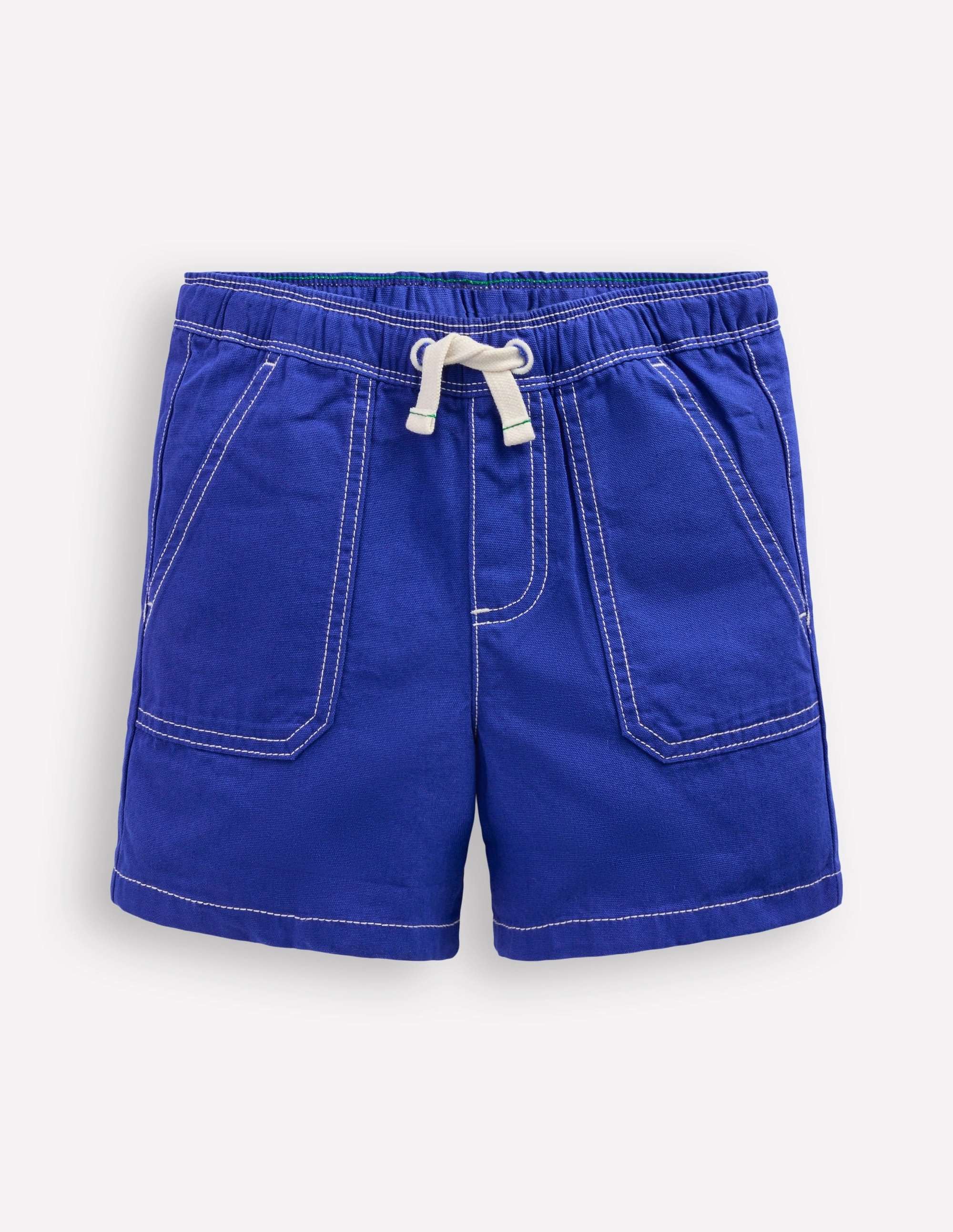 Pull-On Cotton Shorts-Bright Blue All Occasion