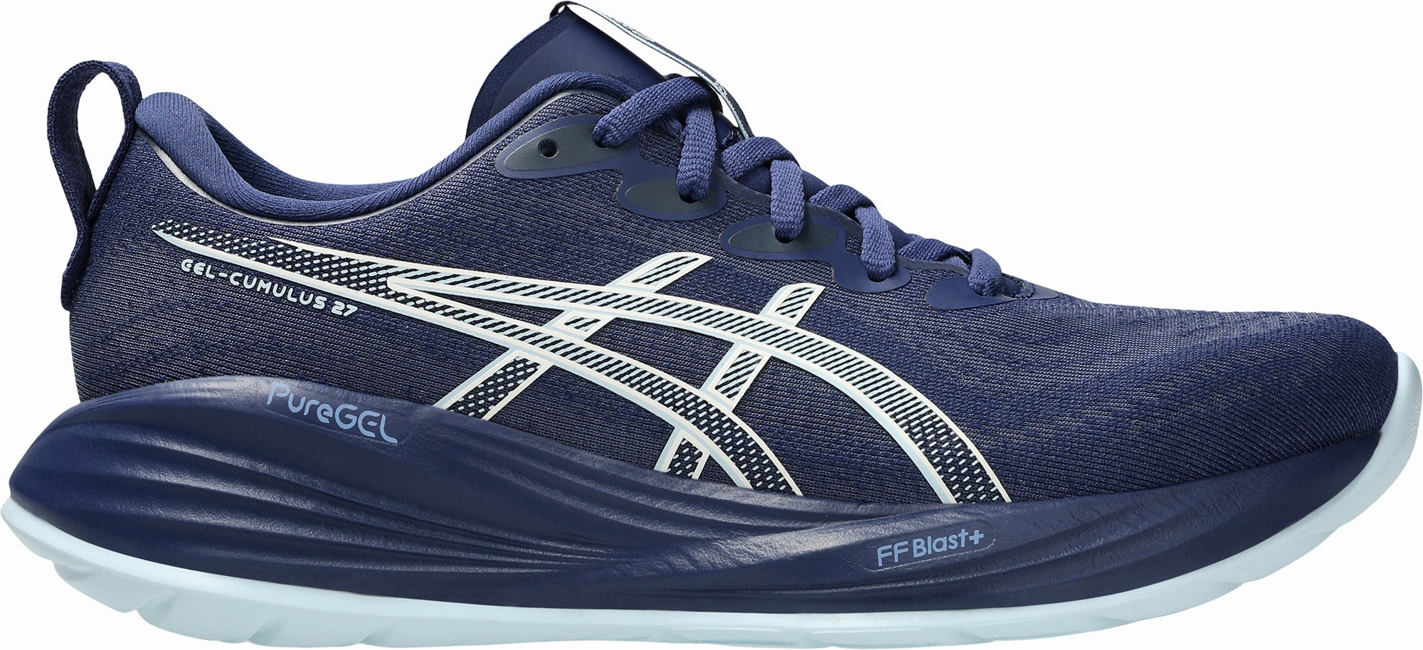 youth athletic footwear Asics Gel Cumulus 27 Womens Running Shoes - Blue