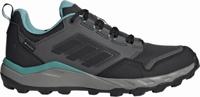 adidas Terrex Tracerocker 2 GORE-TEX Womens Trail Running Shoes - Grey perforated upper shoes Cross Over Ventilation System