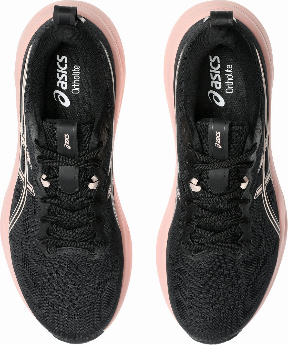 Abrasion - resistant logoed Asics Gel Pulse 16 Womens Running Shoes - Black