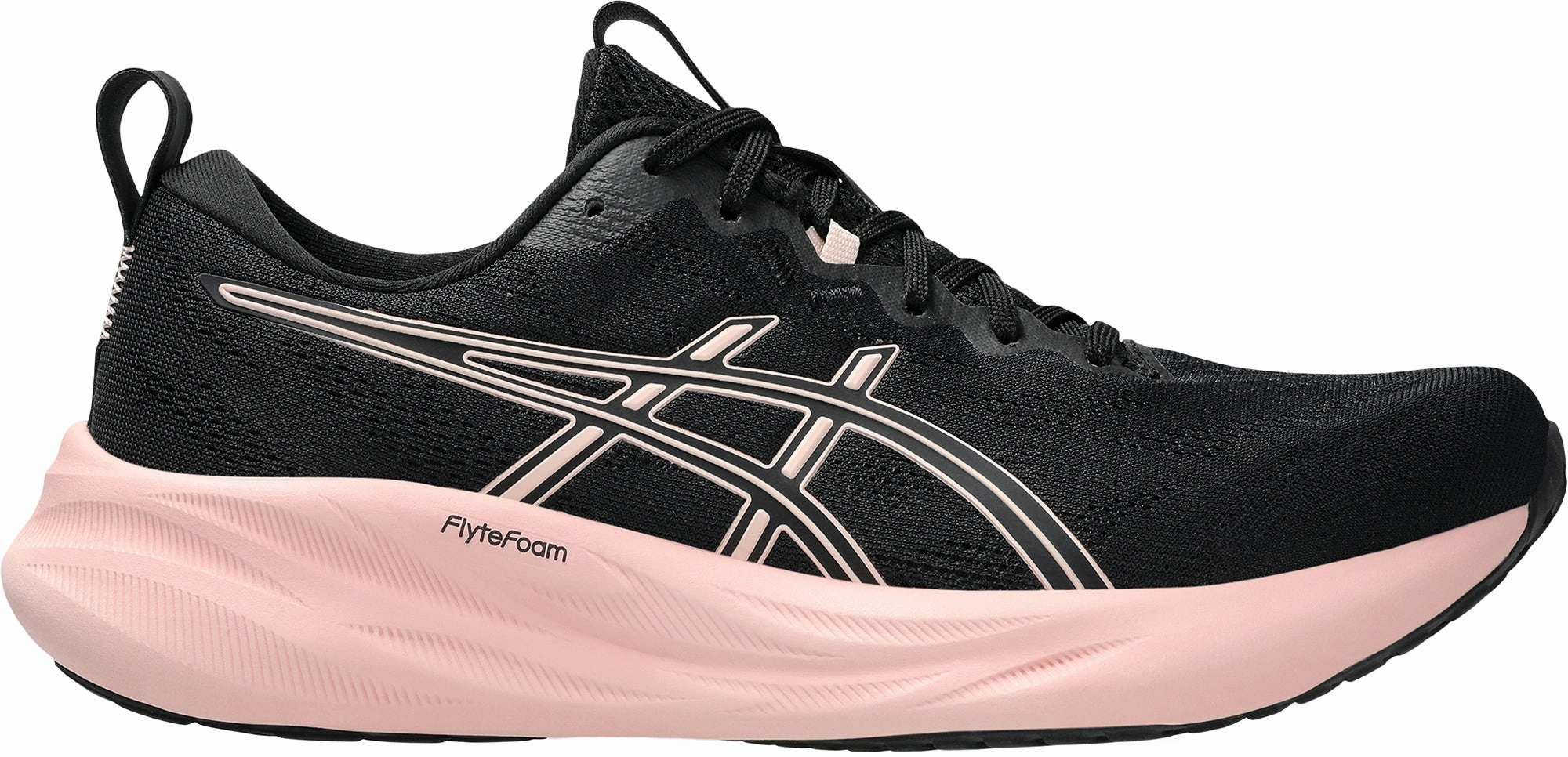 Rainy Day youth running footgear Asics Gel Pulse 16 Womens Running Shoes - Black