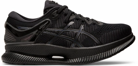 running with a mid - top design tempo running Asics MetaRide Womens Running Shoes - Black