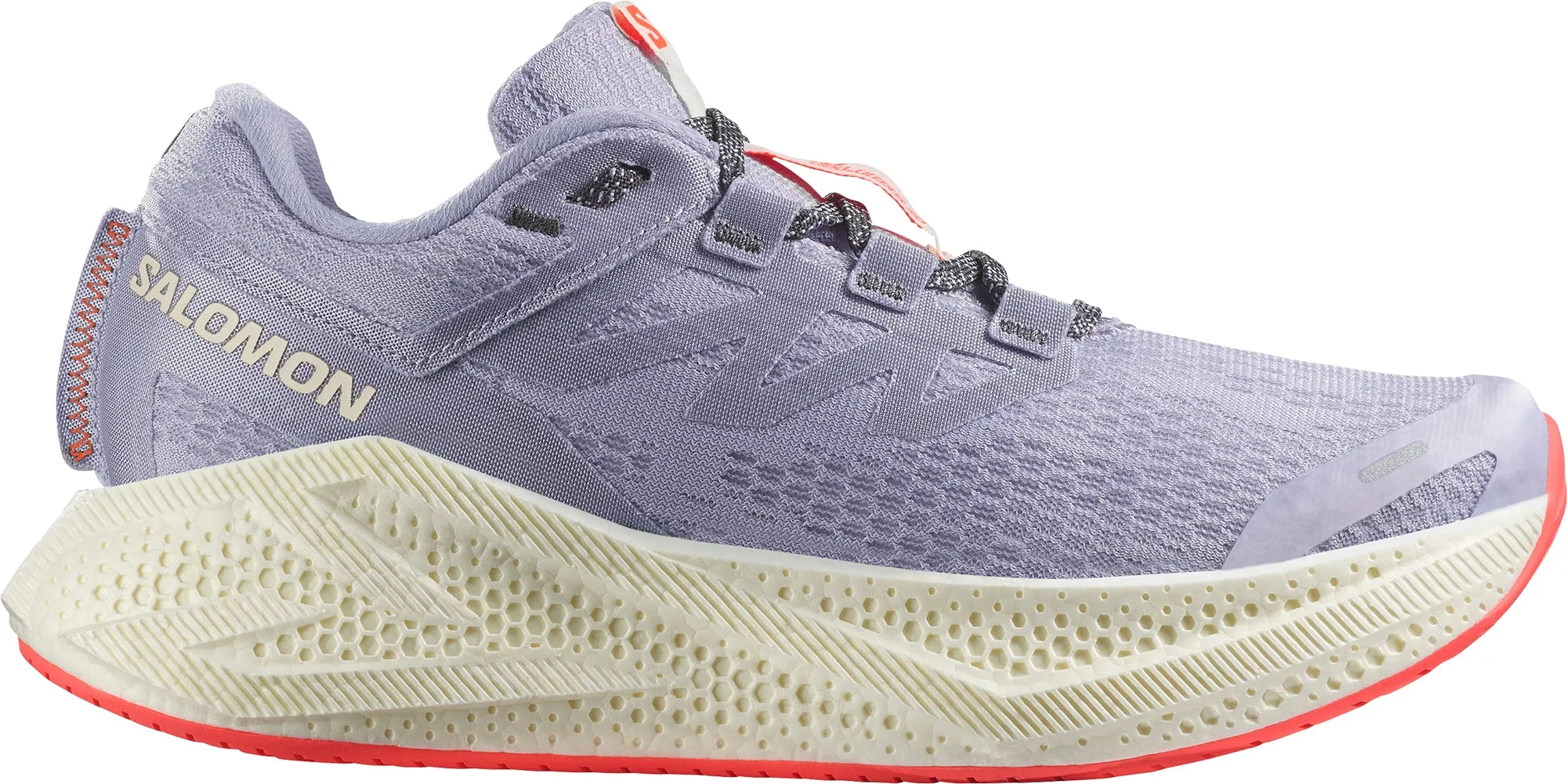 Concrete Salomon Aero Glide 3 Womens Running Shoes - Purple