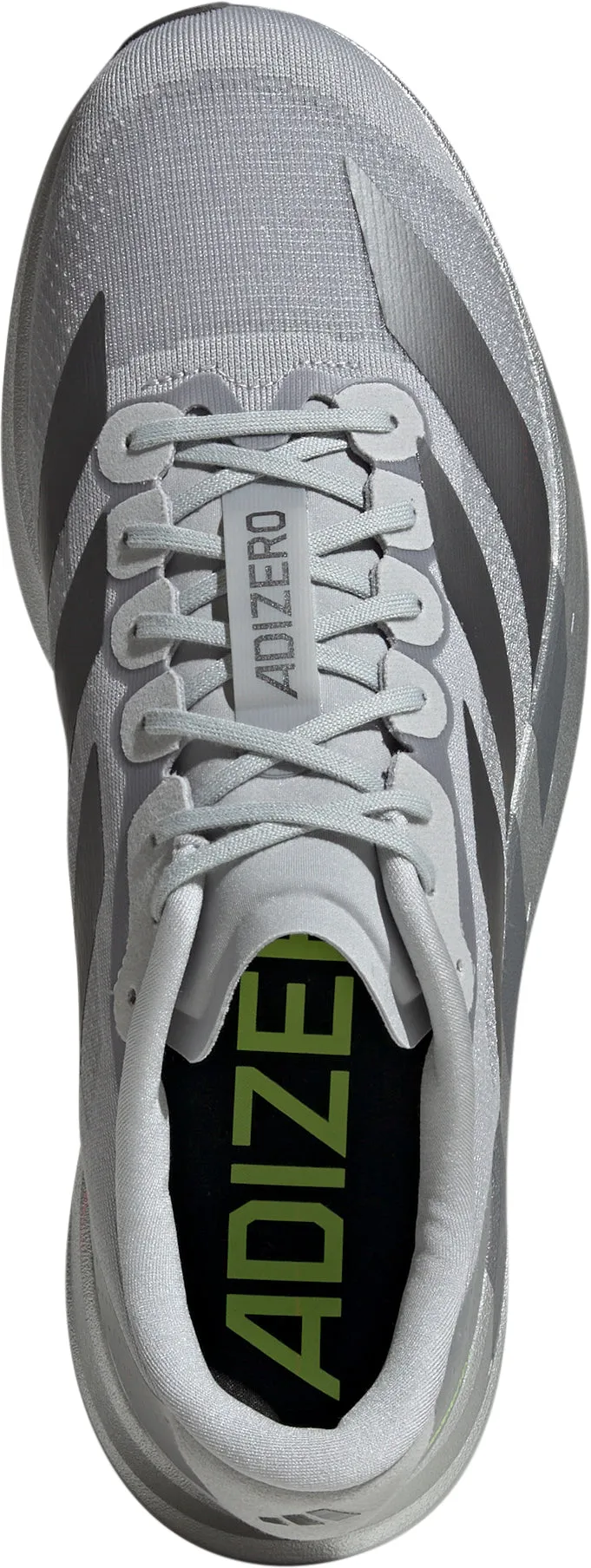adidas Adizero EVO SL Mens Running Shoes - Grey outstanding - running Ergonomic Lace Loops