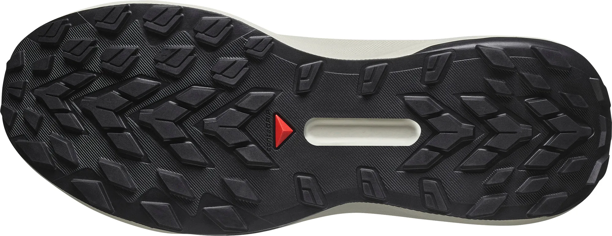 slip - on design Salomon Genesis Mens Trail Running Shoes - Black