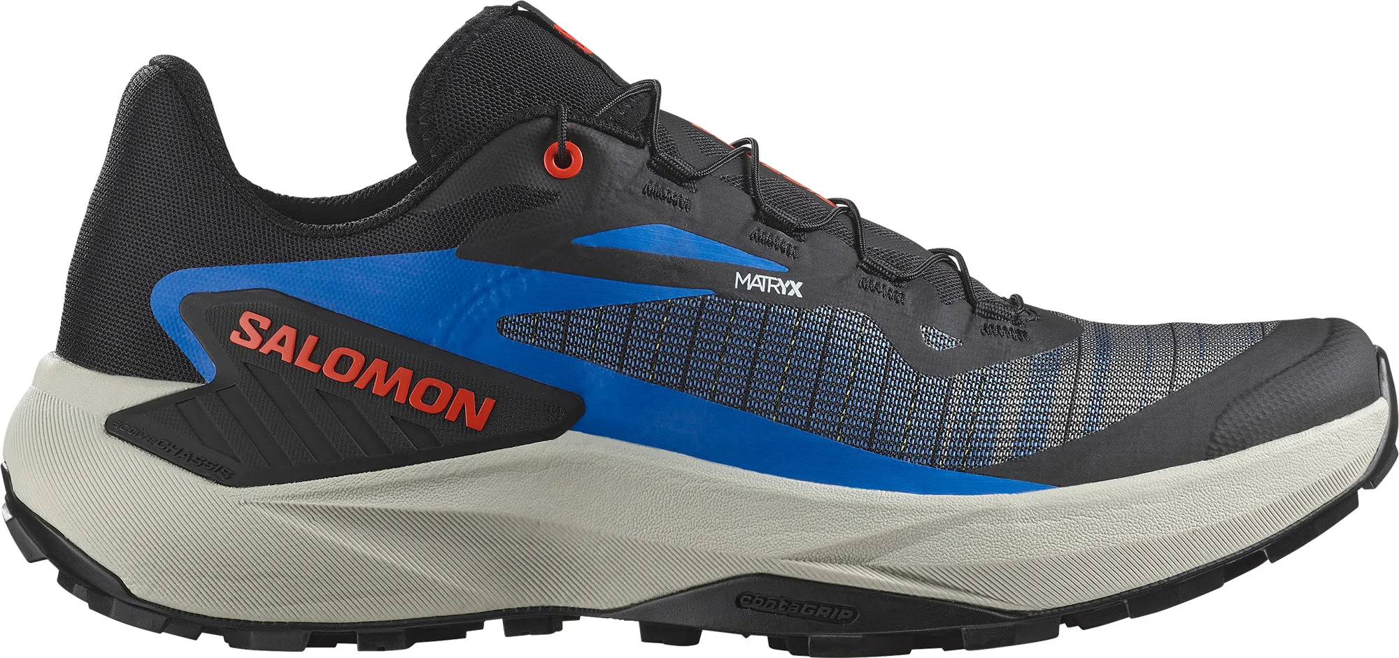 soccer shoes medium - performance shoe capacity Salomon Genesis Mens Trail Running Shoes - Black