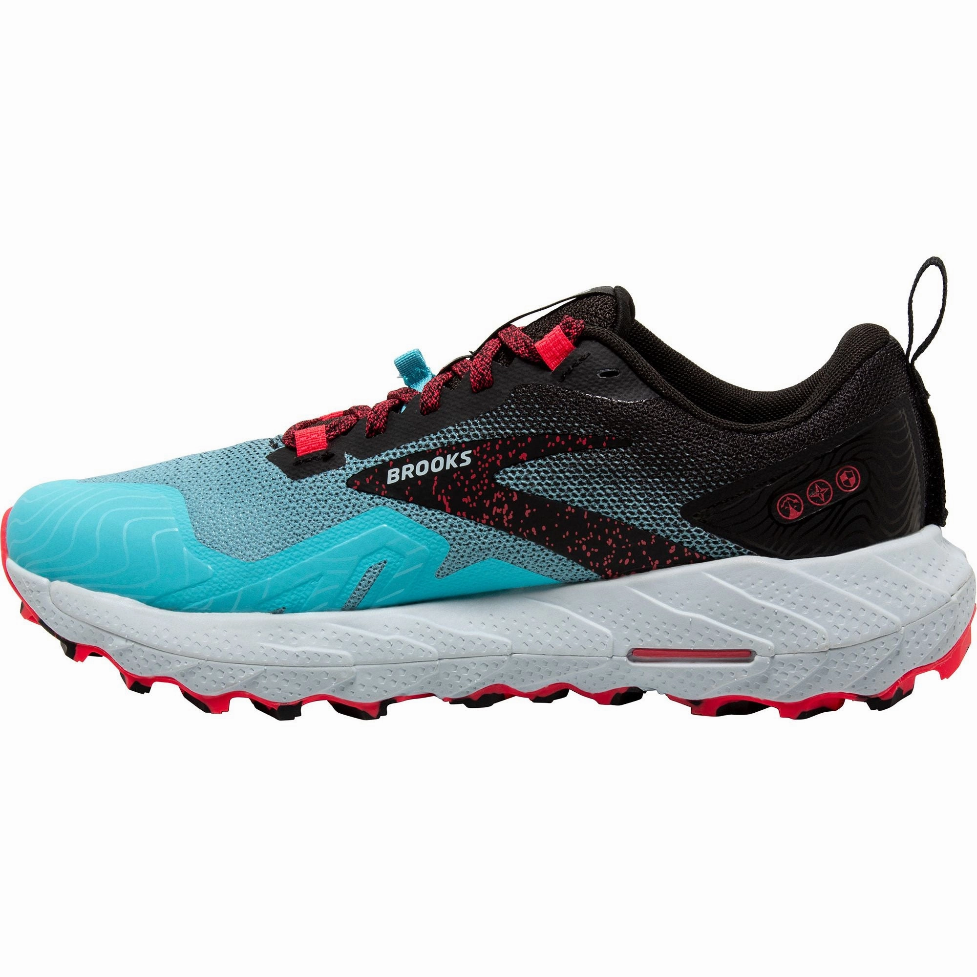 Brooks Cascadia 17 Womens Trail Running Shoes - Blue Durable TPU Plate