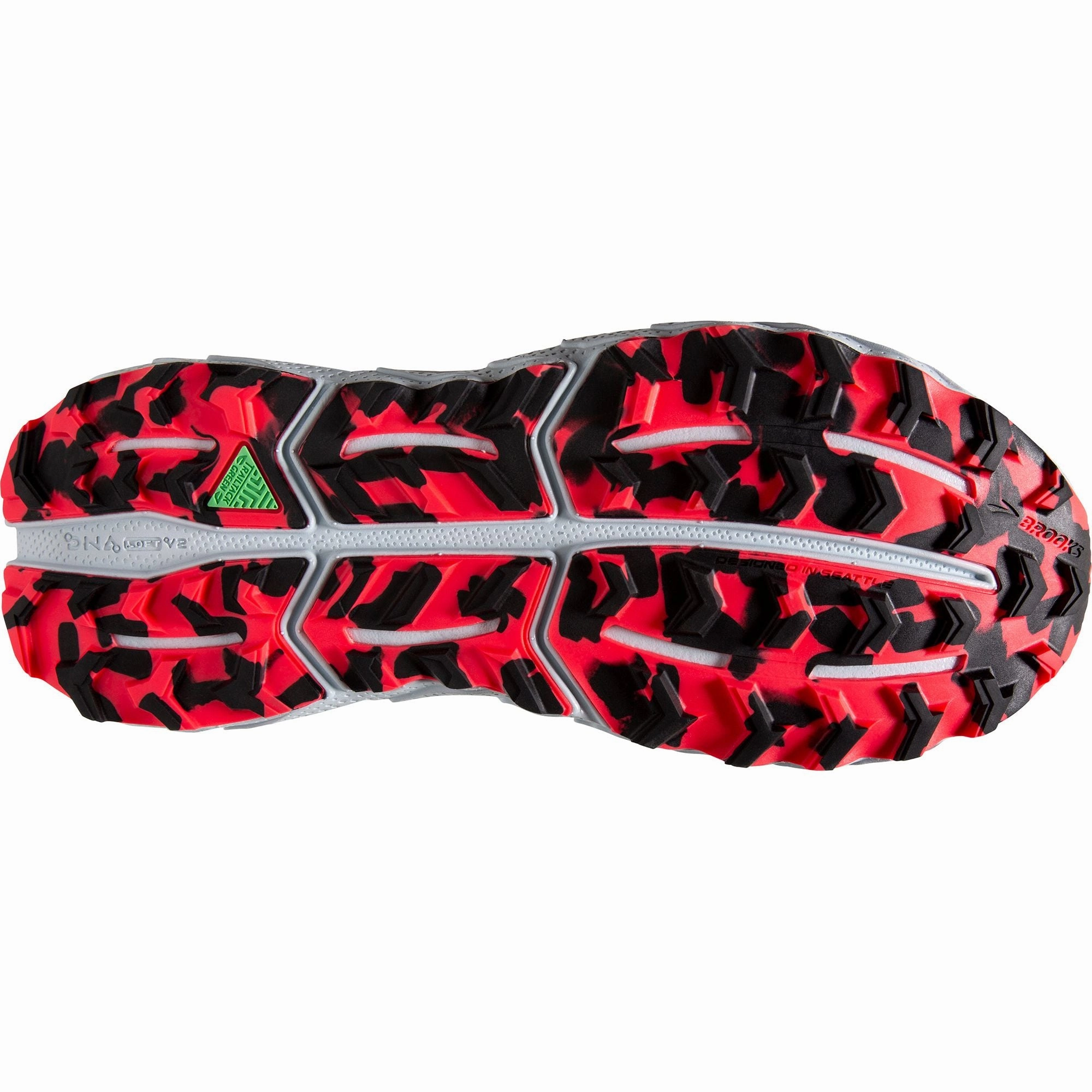 track runner Brooks Cascadia 17 Womens Trail Running Shoes - Blue