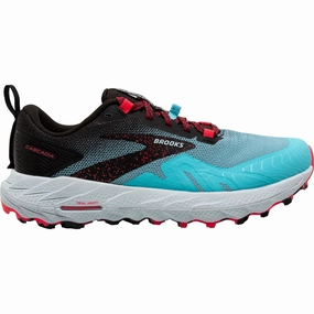 sole Blister Prevention Liner Brooks Cascadia 17 Womens Trail Running Shoes - Blue