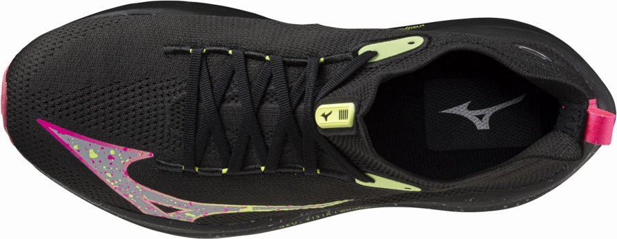 Mizuno Neo Vista Running Shoes - Black Ventilated Heel Padding
