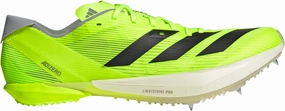 Flexible Ride urban running shoe utilization adidas Adizero Ambition Running Spikes - Yellow