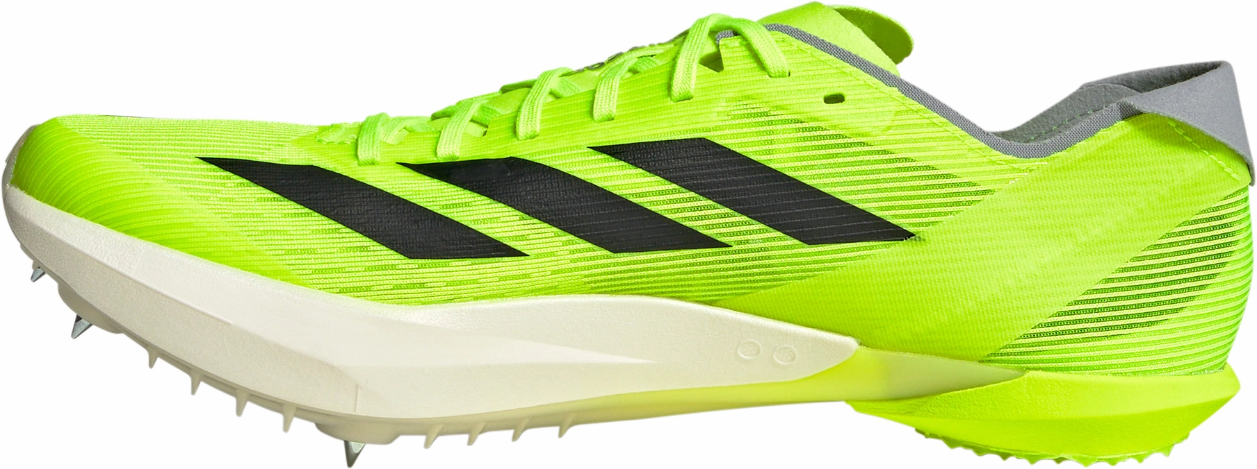 adidas Adizero Ambition Running Spikes - Yellow knee - high sock