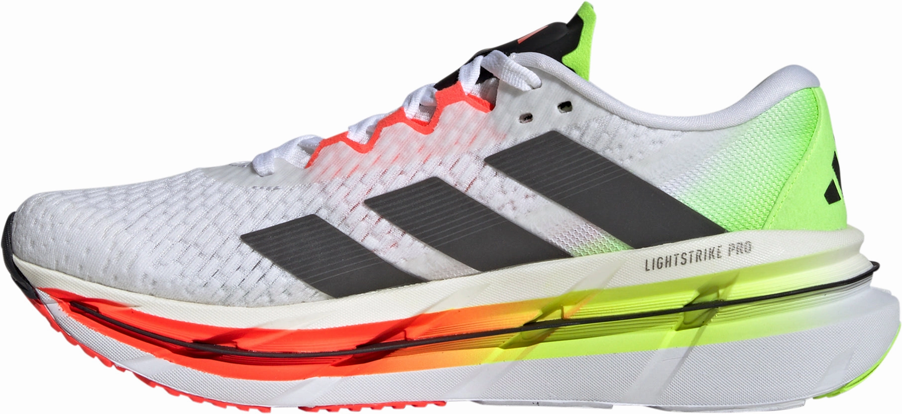 adidas Adistar BYD Mens Running Shoes - White Micro Grip Tread Pods