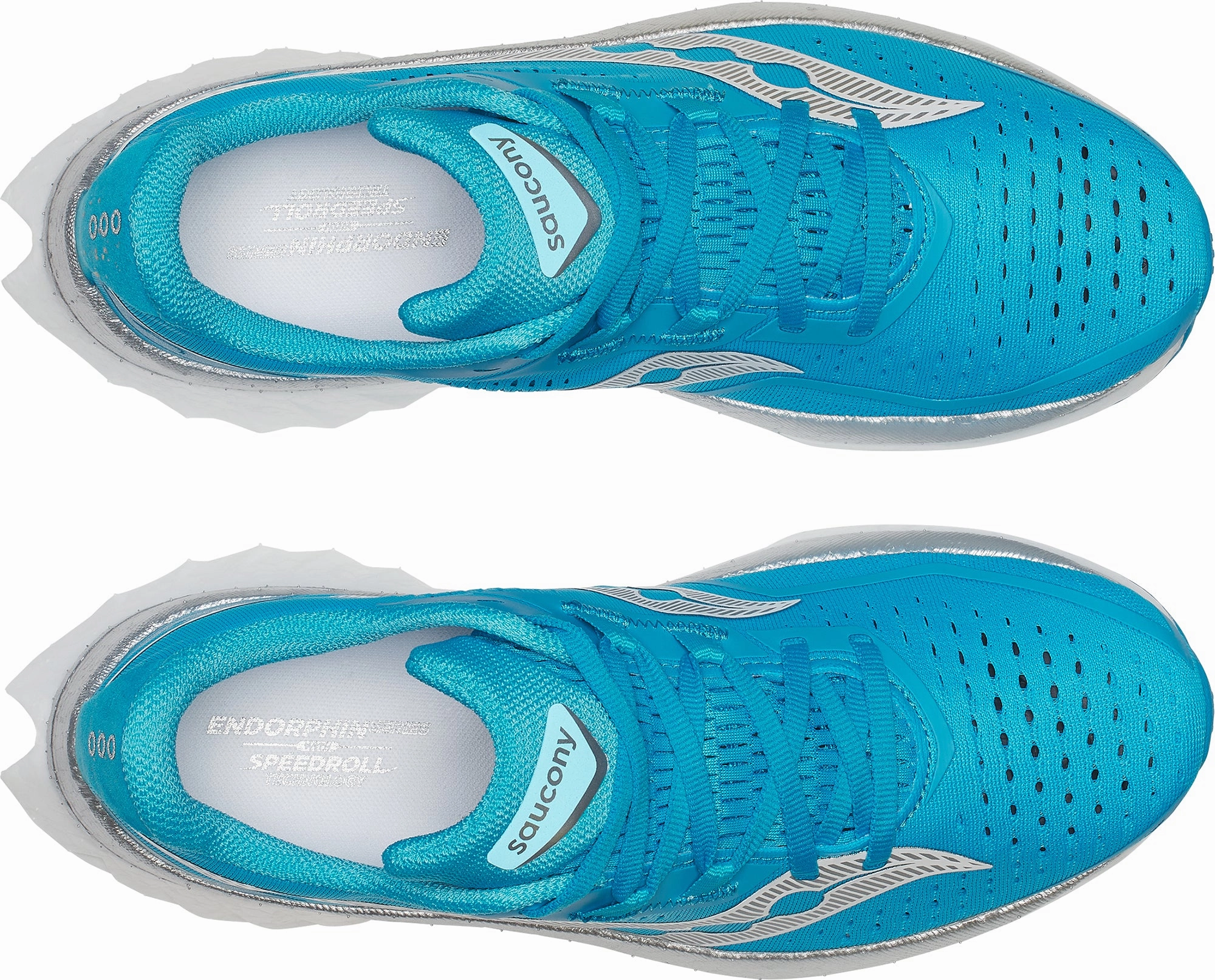 running with a cushioned midsole Midfoot Shank Saucony Endorphin Speed 4 Womens Running Shoes - Blue