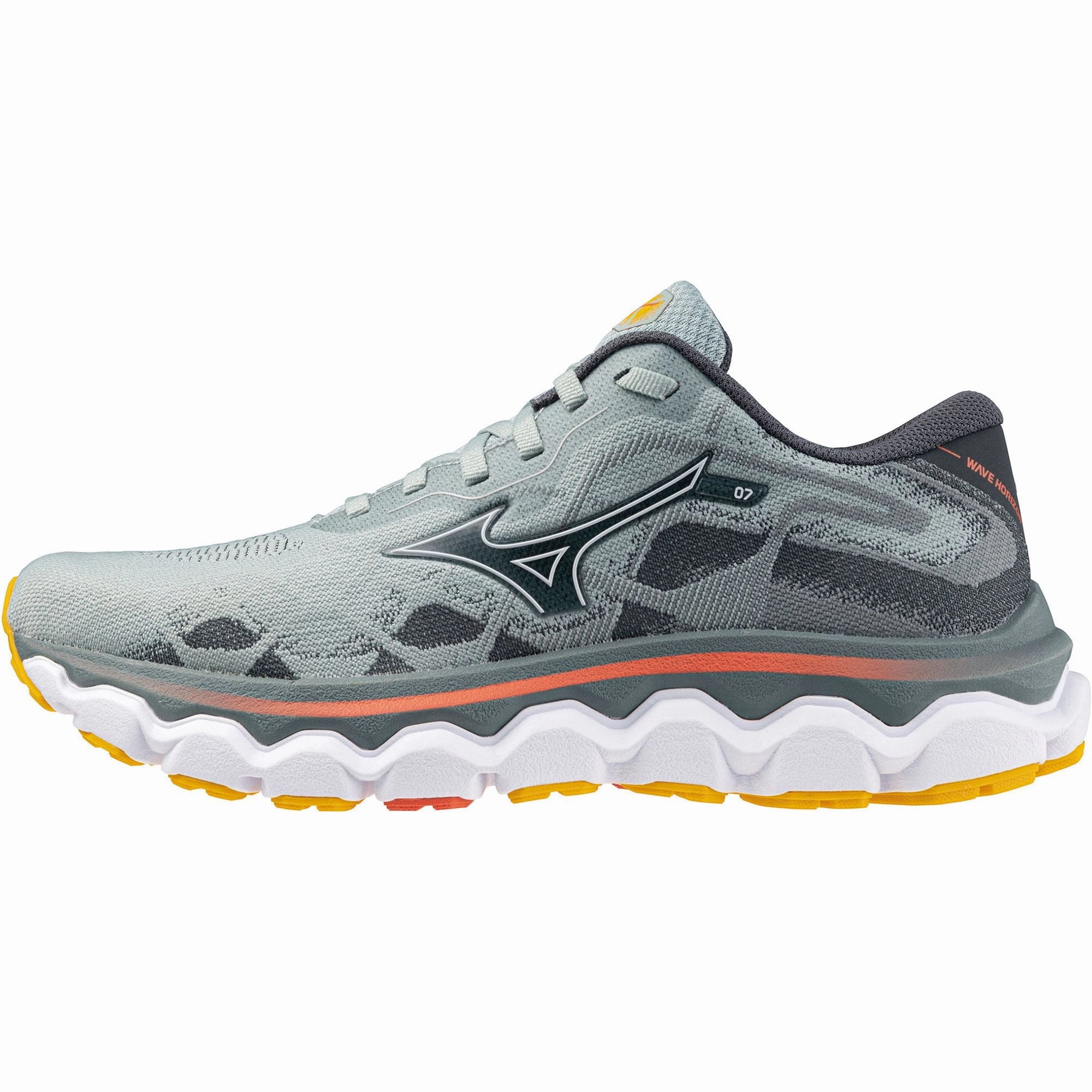 Mizuno Wave Horizon 7 Womens Running Shoes - Grey Ultra Rebound Wide - footed