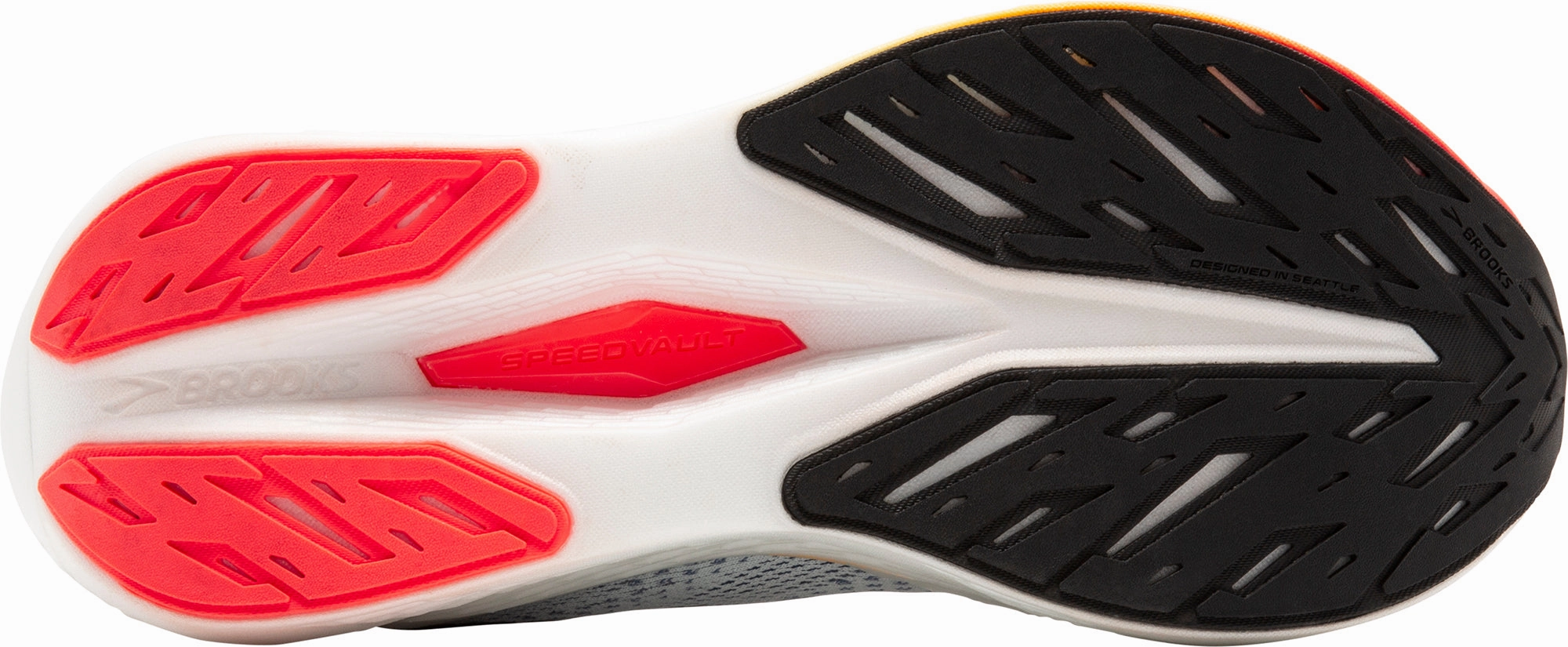 Brooks Hyperion Max 2 Mens Running Shoes - Grey Lightweight frame construction Tensile Reinforced Eyelets