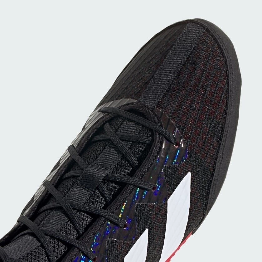 Date Ready adidas Box Hog 4 Boxing Boots Black White Red