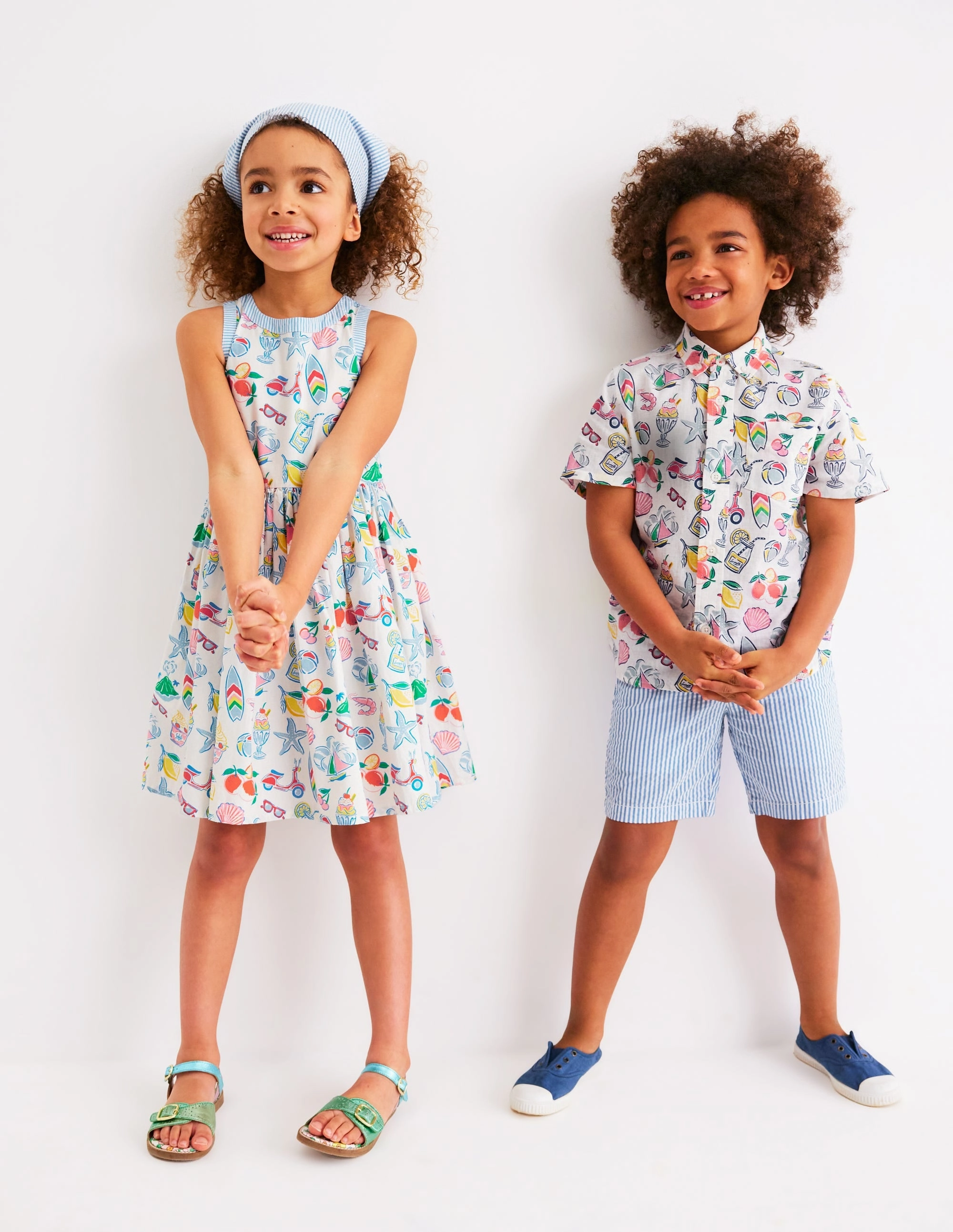 Relaxed-fit maxi dress Fall Go Harlow Back Detail Dress-Ivory Holiday Print