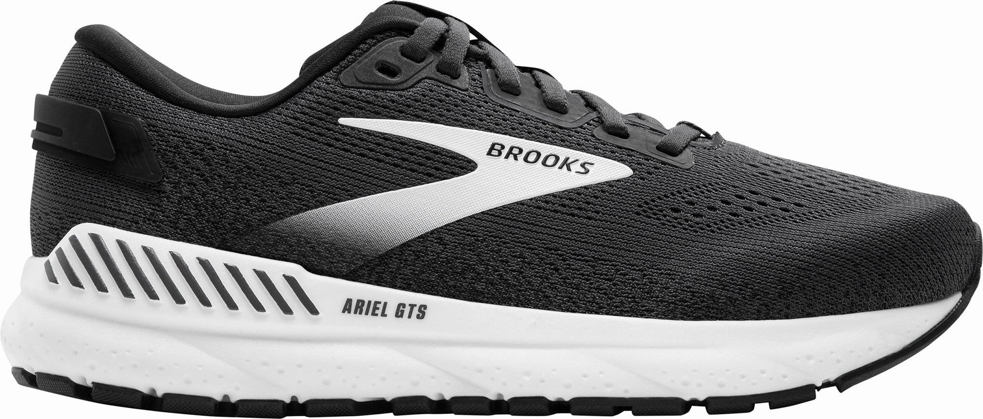 Brooks Ariel GTS 24 Womens Running Shoes - Black Hyperglide Movement Tech