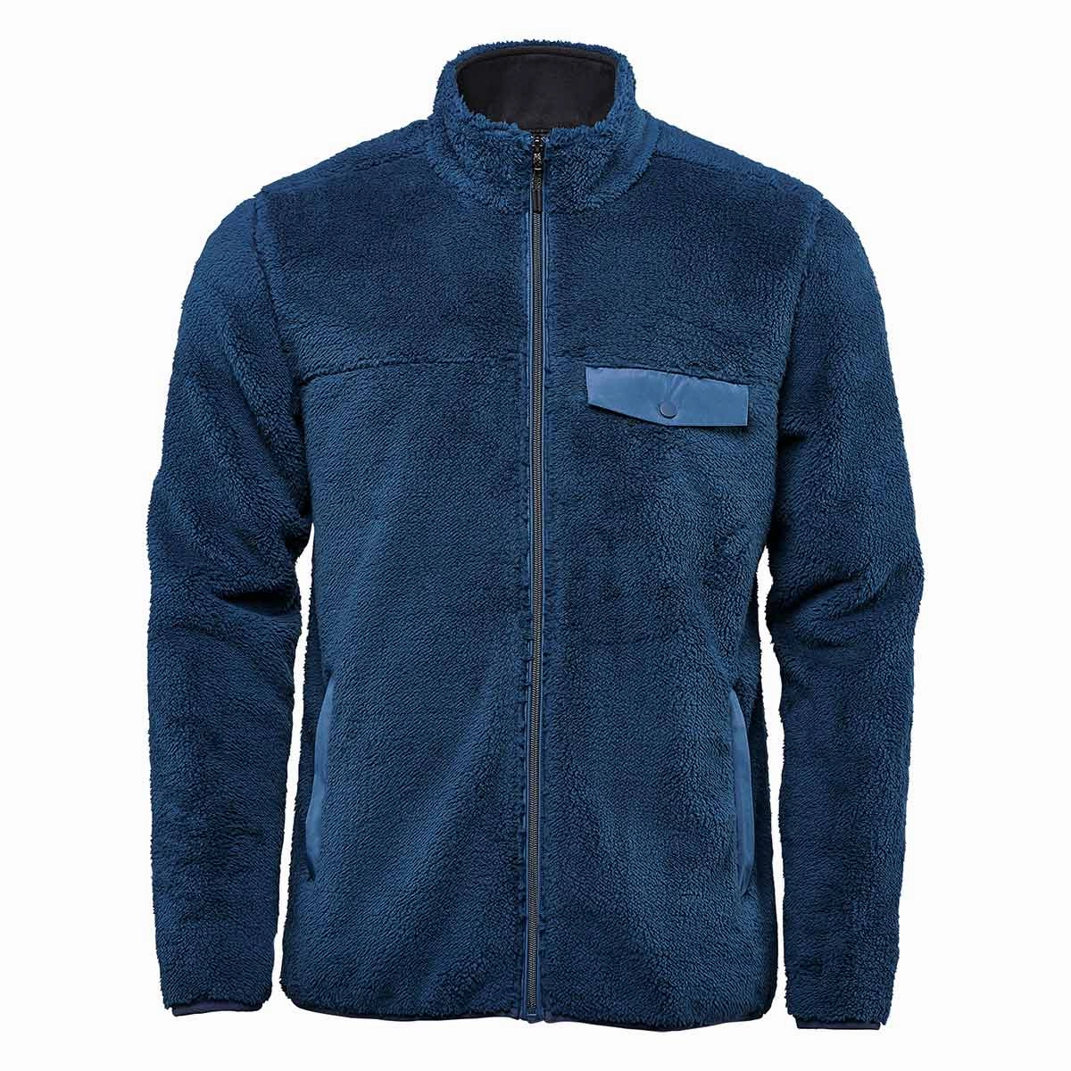 Sporty Look Quick Grab Men's Bergen Sherpa Fleece Jacket - DLX-1