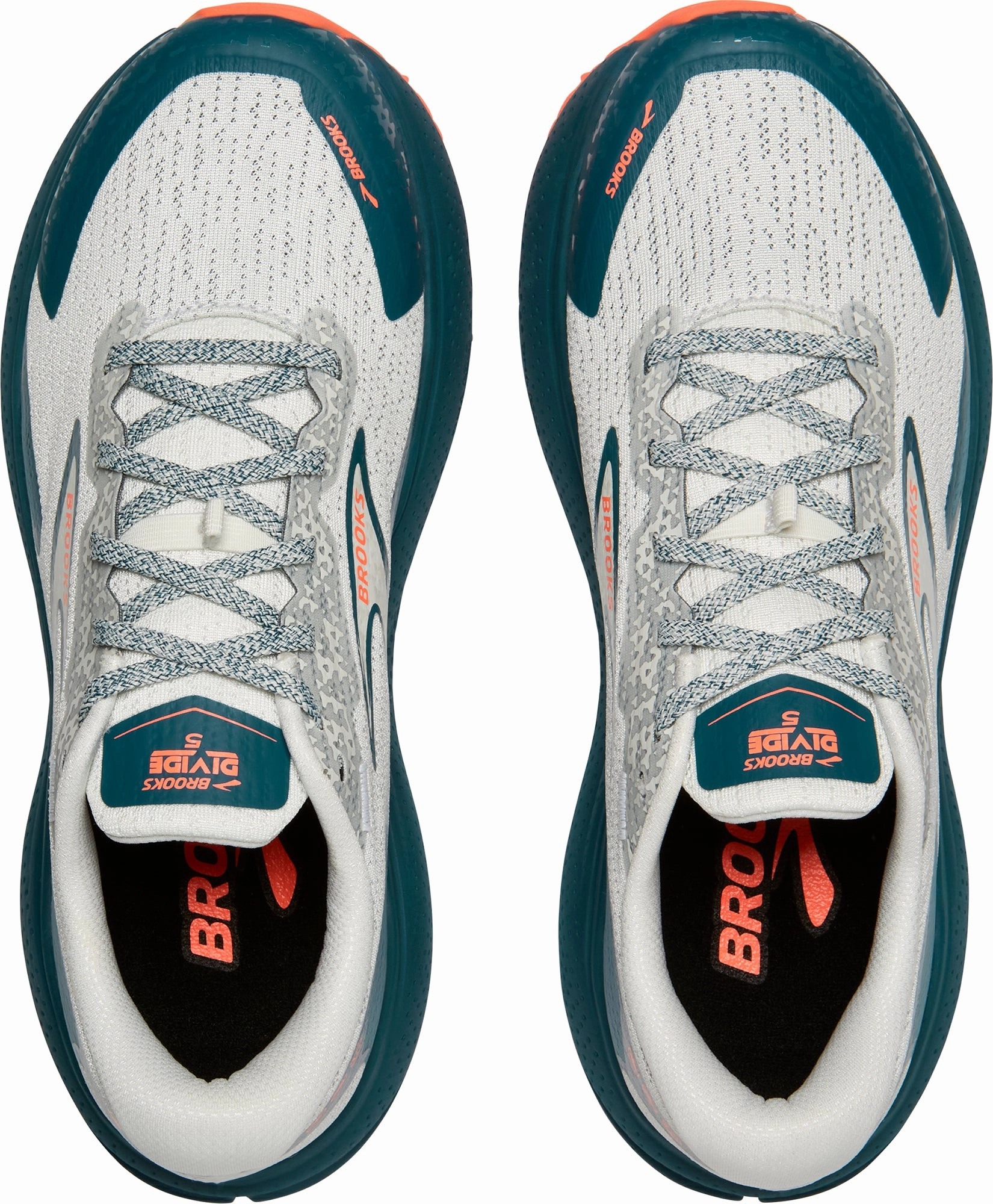 Brooks Divide 5 Womens Trail Running Shoes - Blue Breathable Shoes Abrasion Defying Heel Guard