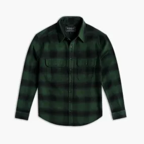 Eco-Friendly Fabric Durable Button Closures Summit Flannel Shirt | Evergreen