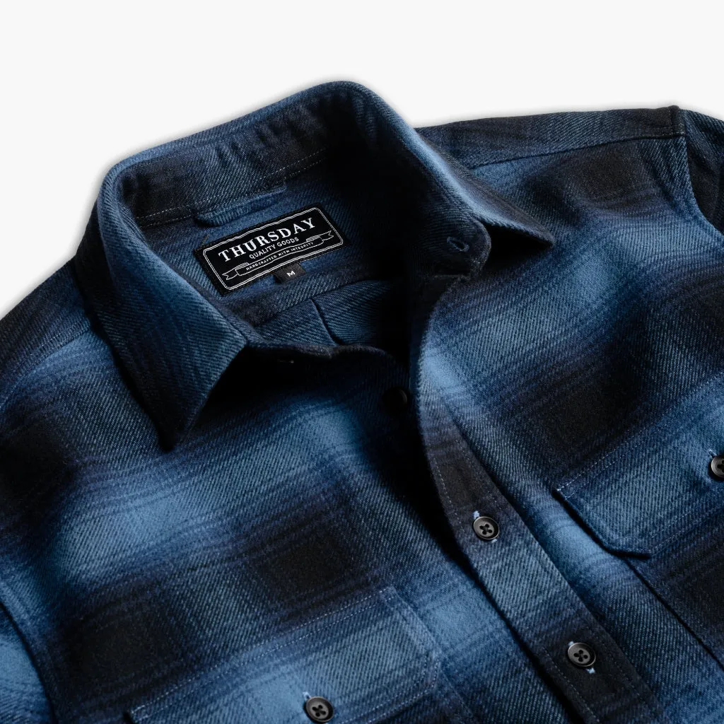 Summit Flannel Shirt | Navy Outerwear Companion