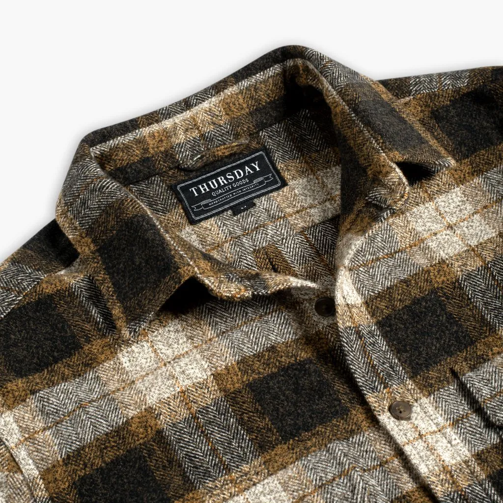 Summit Flannel Shirt | Tuscan Gold fade resistant color Unmatched comfort