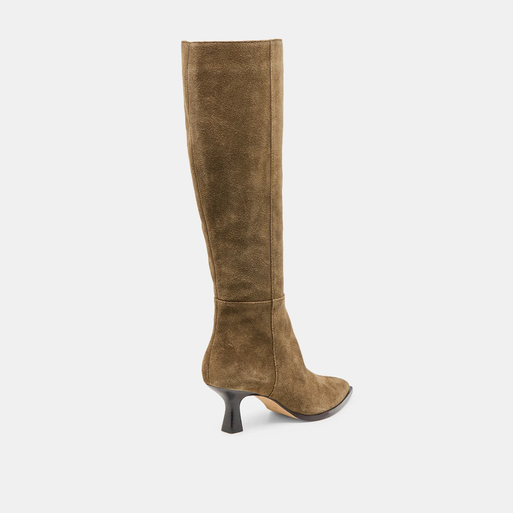 AUGGIE WIDE CALF BOOTS OLIVE SUEDE Ski Lodge