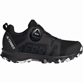 Responsive Sole Construction adidas Terrex Agravic BOA Junior Trail Running Shoes - Black