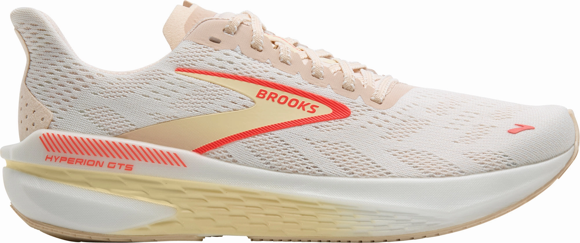 Brooks Hyperion GTS 2 Womens Running Shoes - Orange Shock - absorbing technology coastal shoes