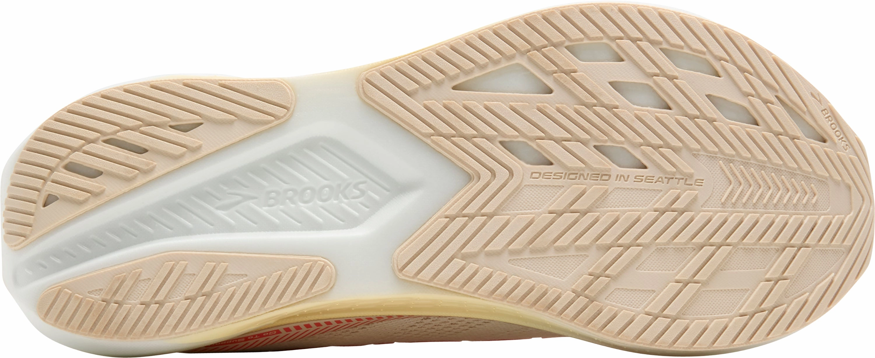 Internal Heel Counter Foot Arch Fit Brooks Hyperion GTS 2 Womens Running Shoes - Orange