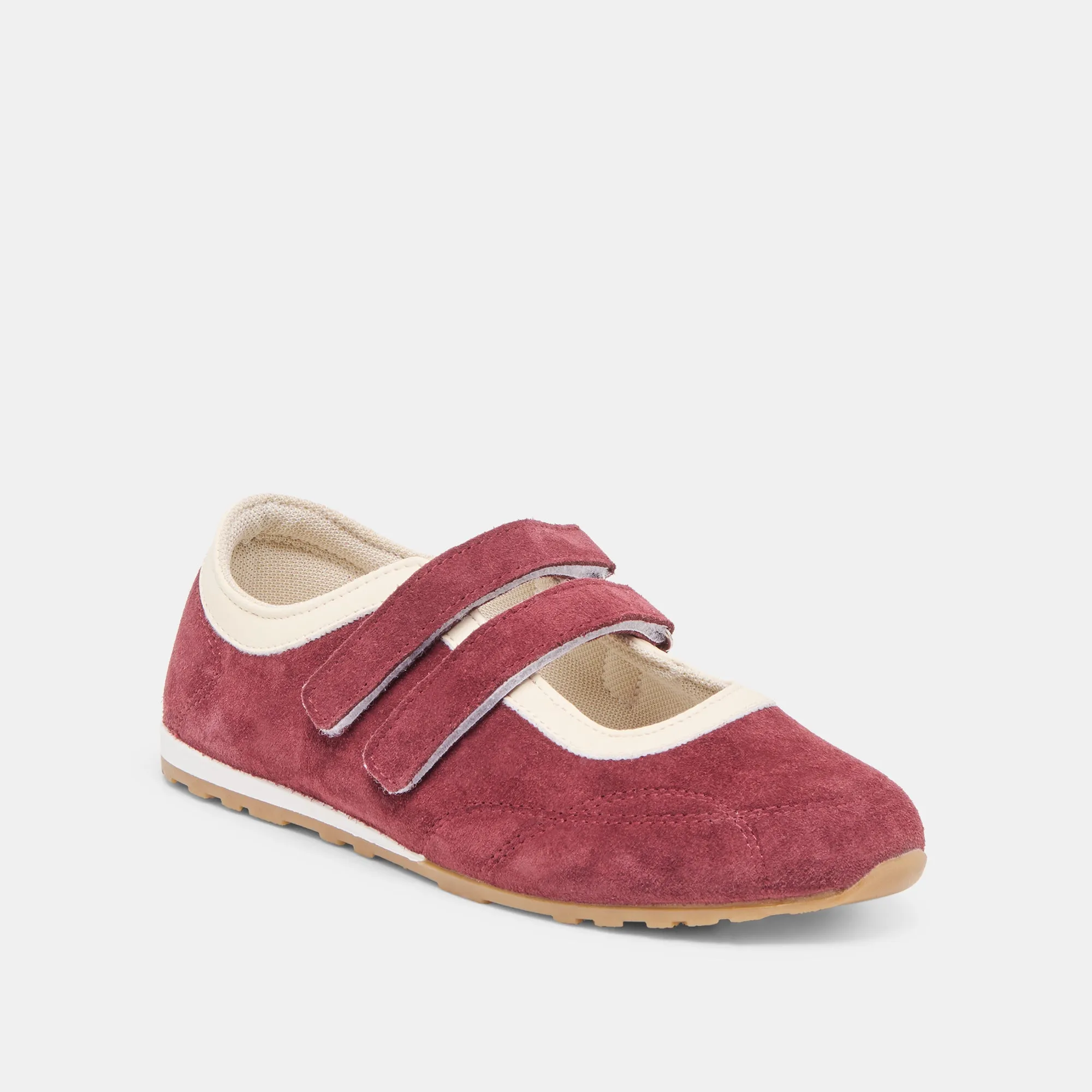 Active Profile SWAN SNEAKERS BURGUNDY SUEDE