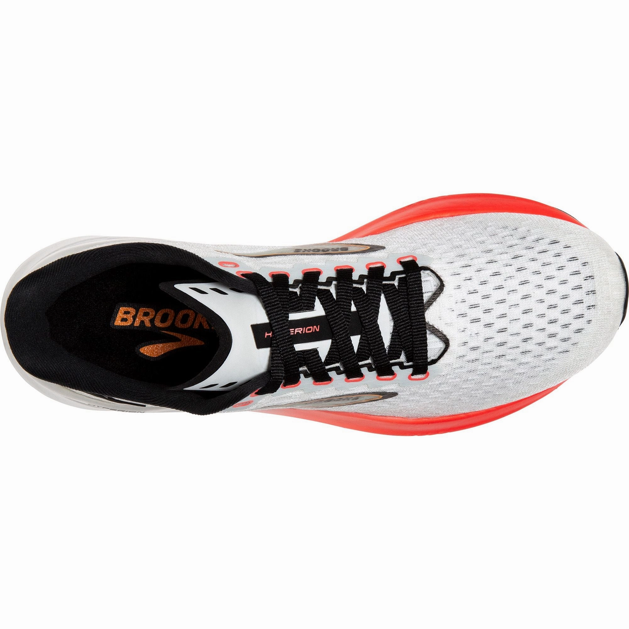 Brooks Hyperion Womens Running Shoes - White travelers' shoes Impact Diffusing Heel Geometry