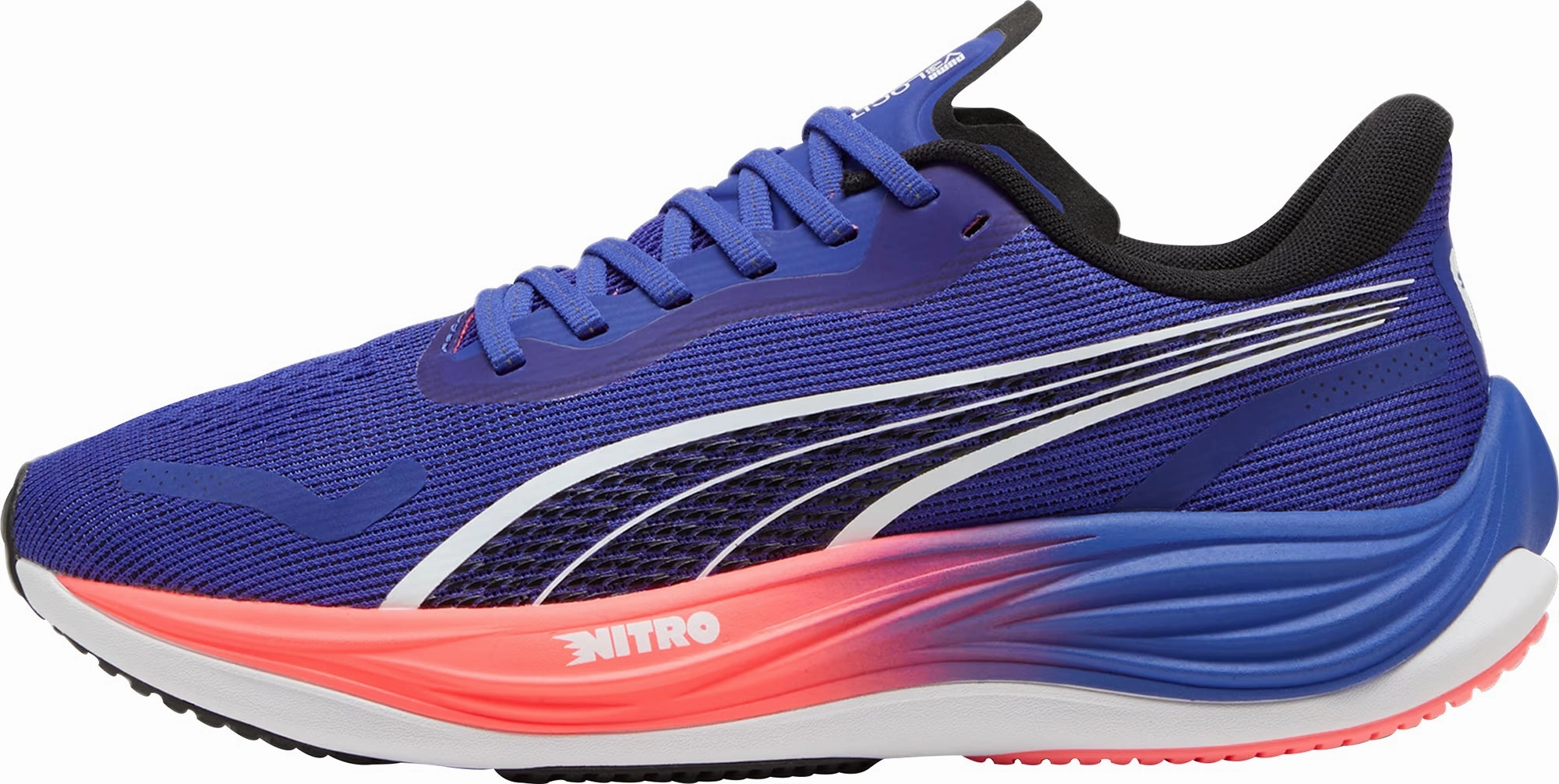 Puma Velocity Nitro 3 Mens Running Shoes - Blue Neutral Arch Support