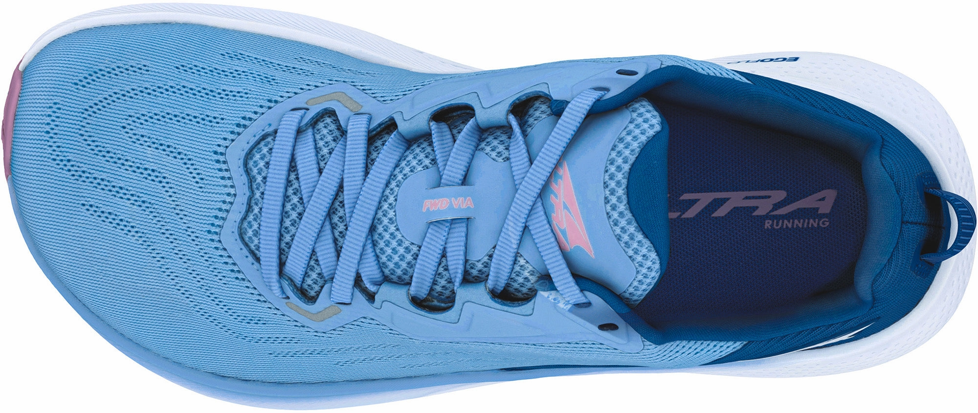 Dynamic Fit Collar Contoured Collar Padding Altra FWD VIA Womens Running Shoes - Blue