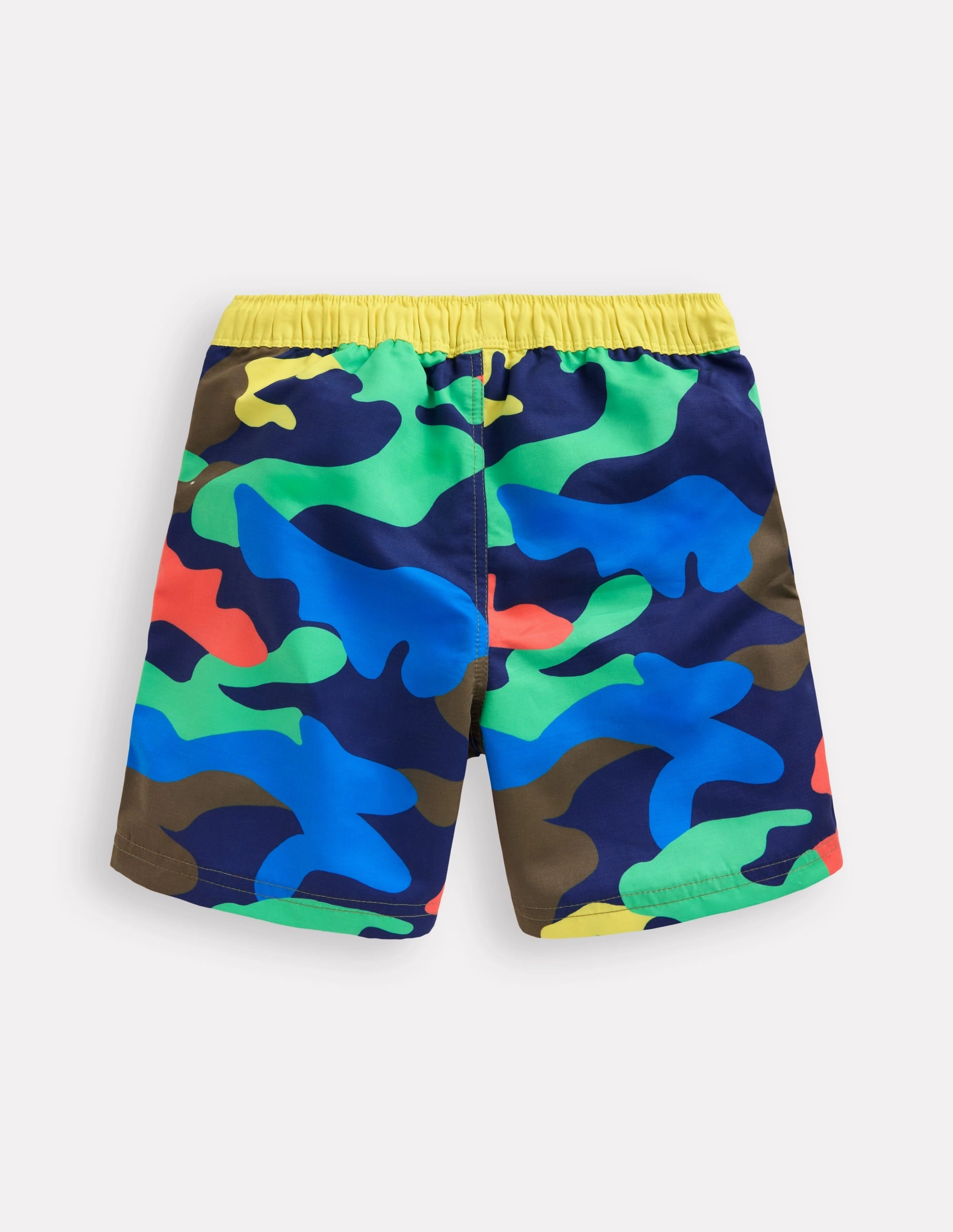 Swim Shorts-Multi Rainbow Camo Beach Ready