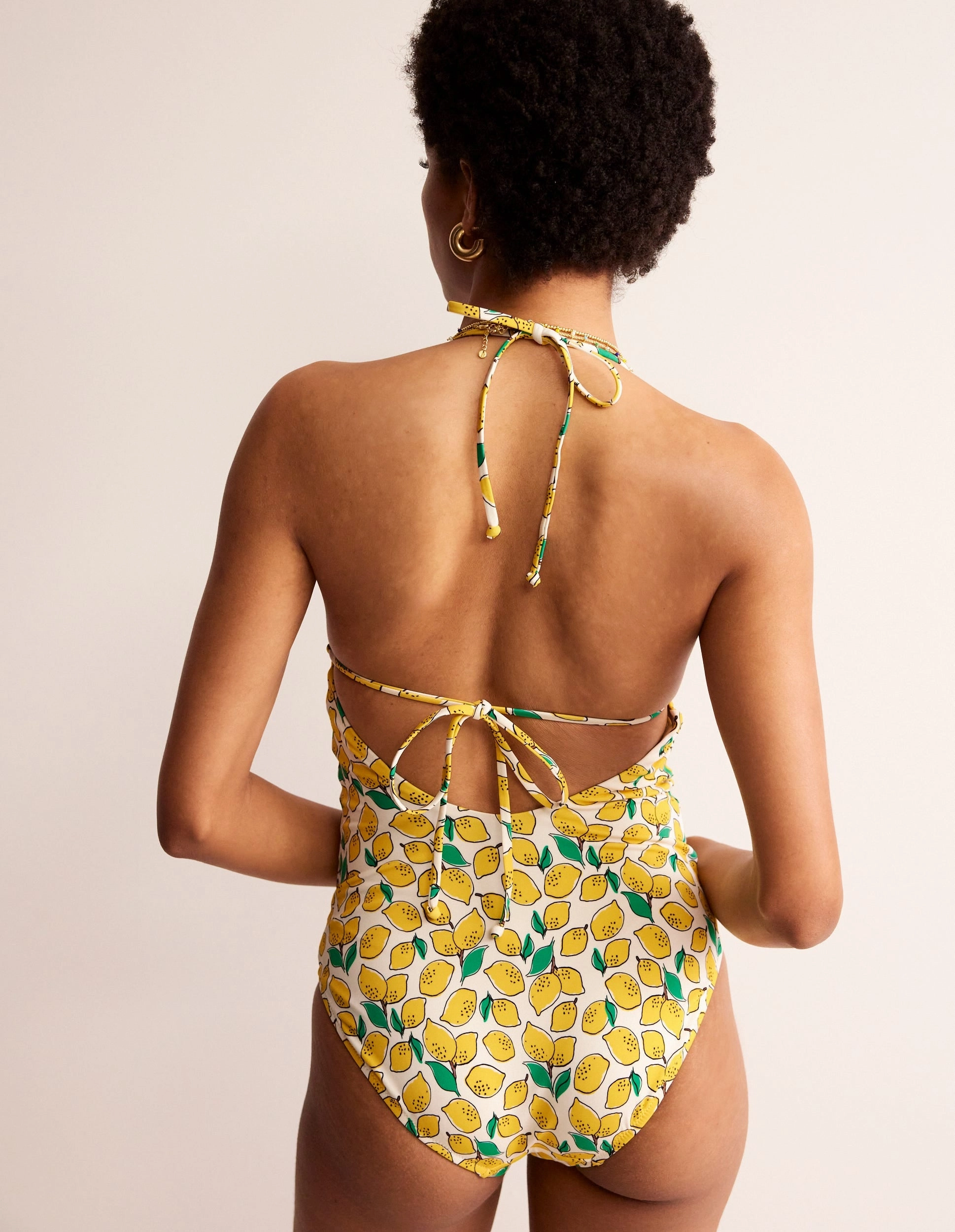 Symi String Swimsuit-Ivory, Lemons Quick Release Closures