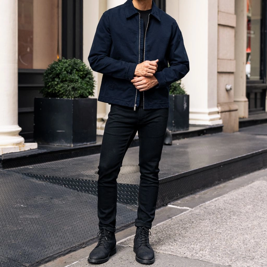 Adventure Ready Wear detachable sleeves Mechanic Jacket | Navy