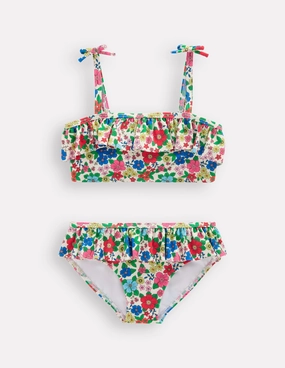 Tallulah Frill Bikini-Multi Holiday Flowerbed Youthful Vibes Snag Proof Edges