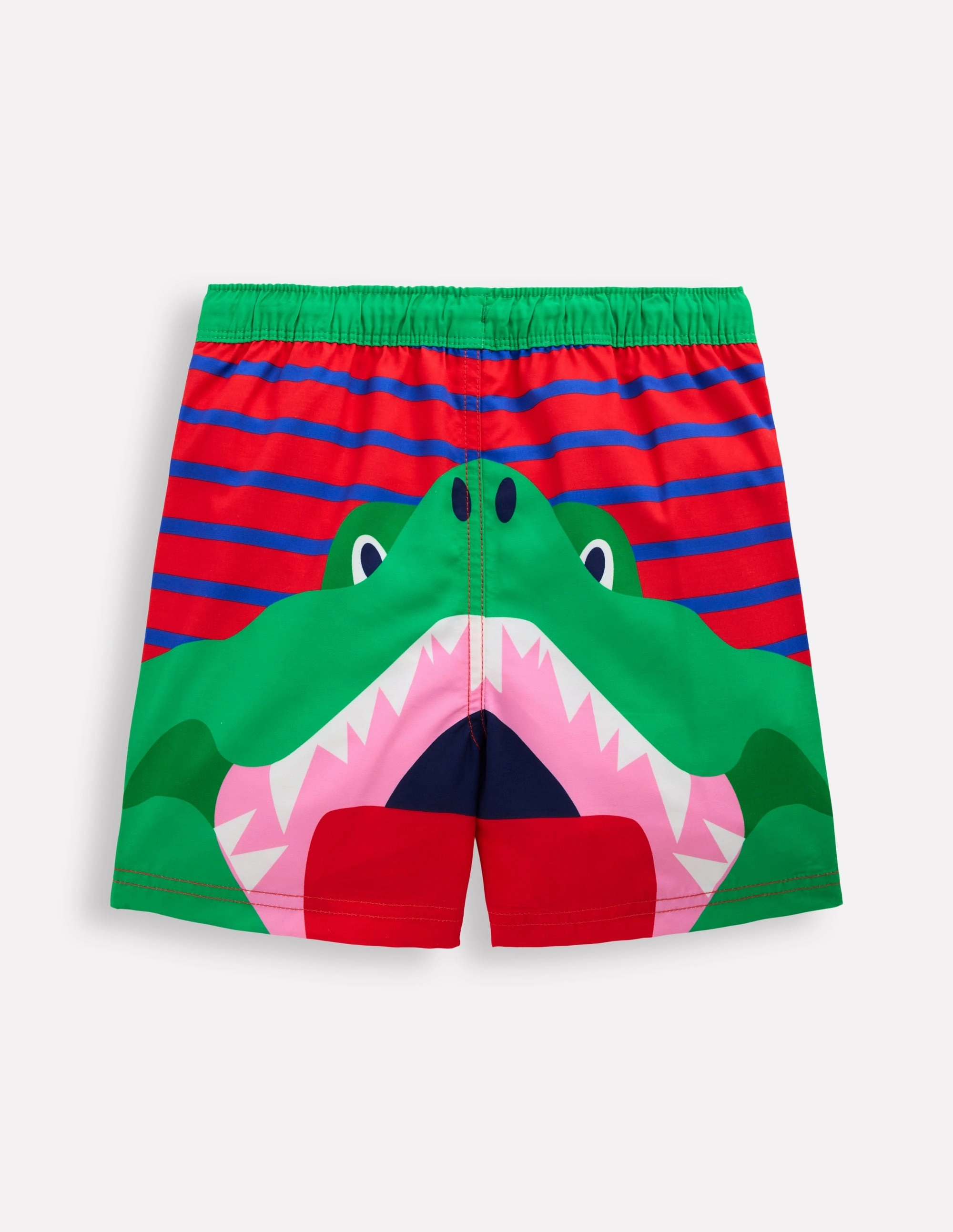 Beach Life Swim Shorts-Gallery Blue/ Poppy Red Croc