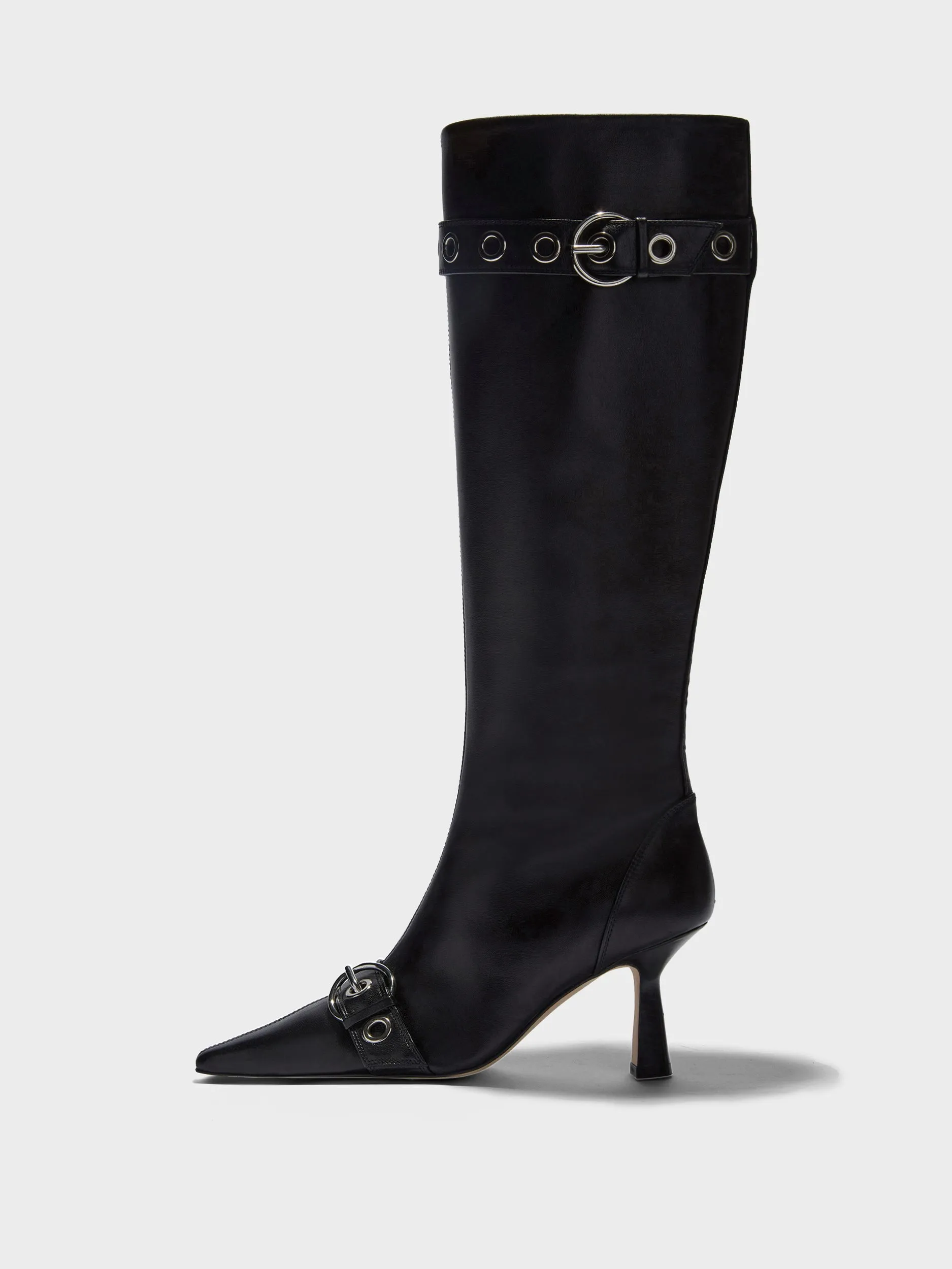 All Weather Urban Commute Vivian Eyelet High Boots