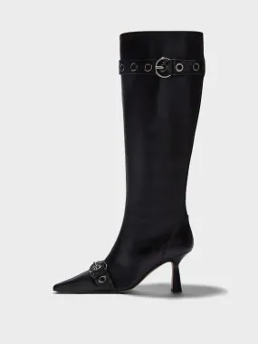 All Weather Urban Commute Vivian Eyelet High Boots