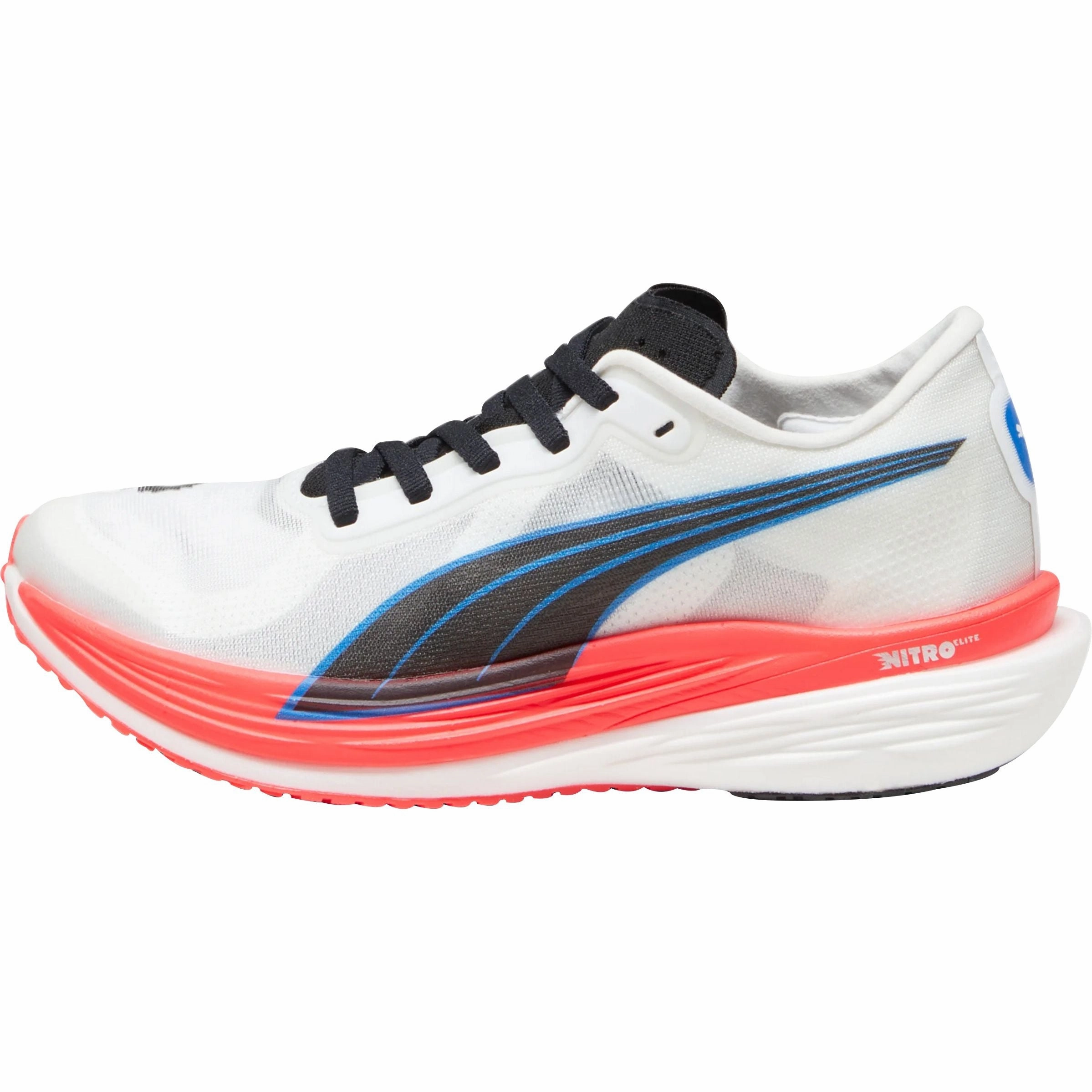 high - intensity running option Puma Deviate Nitro Elite 2 Womens Running Shoes - White